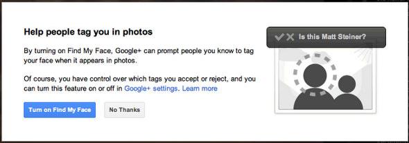 Google+ добавляет функцию «Find My Face»