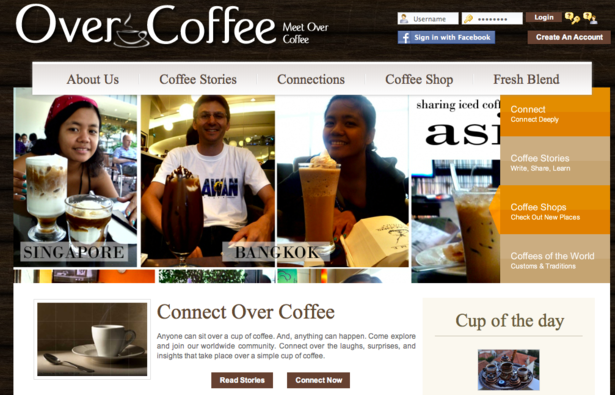 Over Coffee – новая социальная сеть для любителей кофе