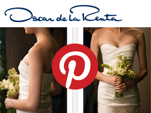 В Pinterest прошла фототрансляция свадебного показа «Оскар де ла Рента»