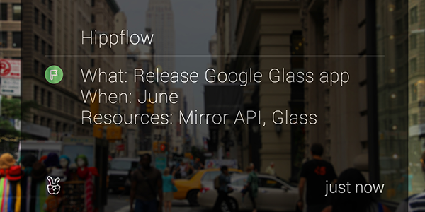 Стартап Hippflow создал приложение для Google Glass