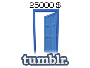 Цена самой дешевой рекламной кампании в Tumblr составляет $25000