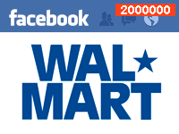3500 местных страниц Walmart в Facebook собрали только 2 млн. подписчиков