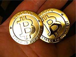 Бит-монеты Bitcoin претендуют на звание самой популярной электронной валюты