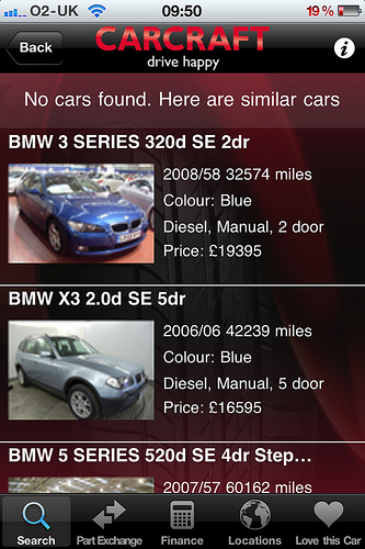 Carcraft: обзор приложения для iPhone