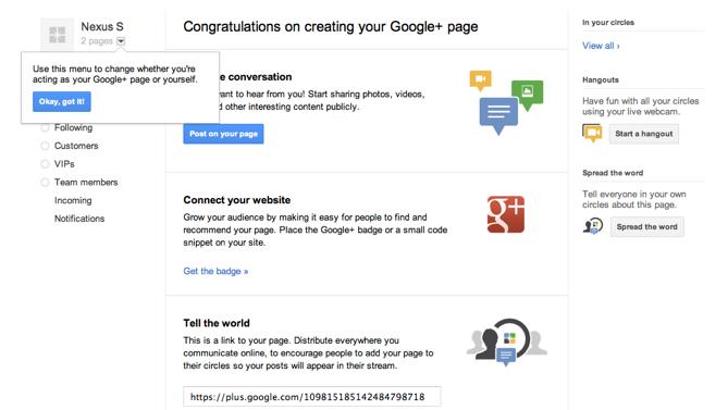 Facebook, подвинься: Google+ запускает Google+ Pages
