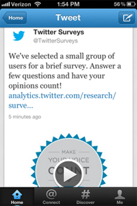 Twitter будет проводить опросы пользователей для измерения узнаваемости бренда