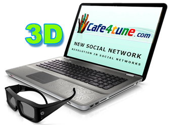 Cafe4tune.com – новый конкурент Facebook с 3D-возможностями