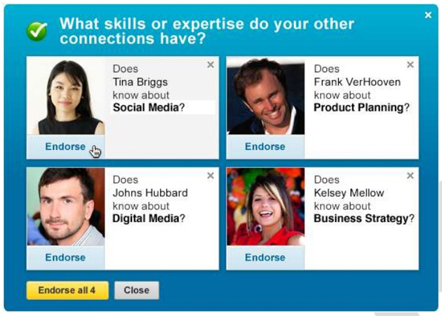 В LinkedIn ввели подтверждение компетенции специалистов