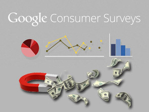 Google запускает Consumer Surveys  — возможность компаниям проводить маркетинговые исследования