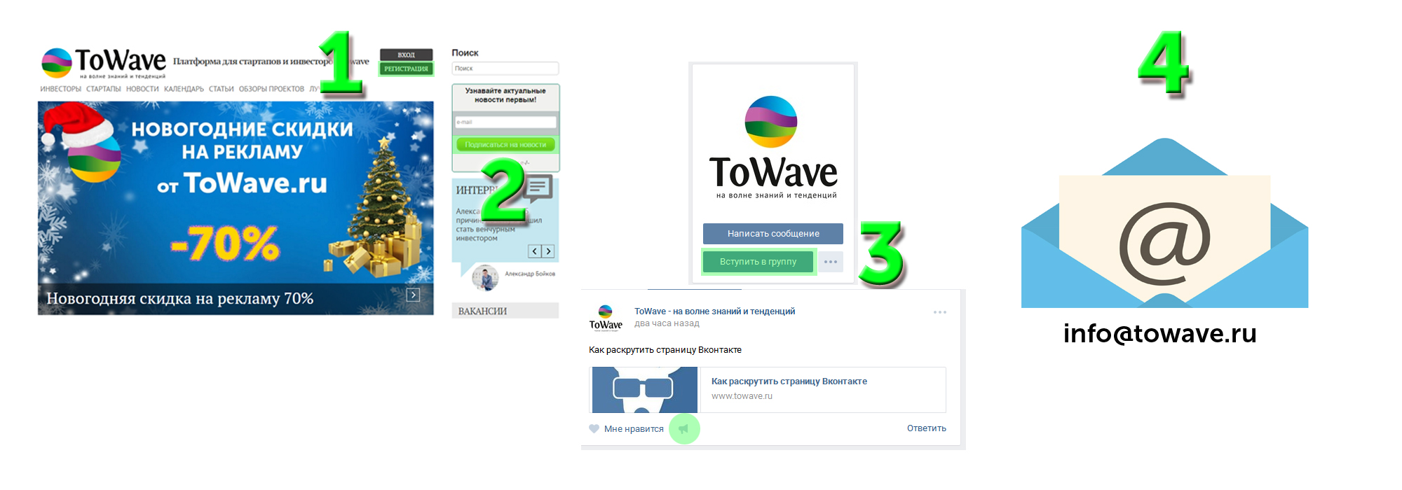 Как разместить контент на ToWave.ru бесплатно?