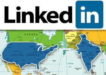 Исследование: больше всего пользователей LinkedIn находится в США и Индии