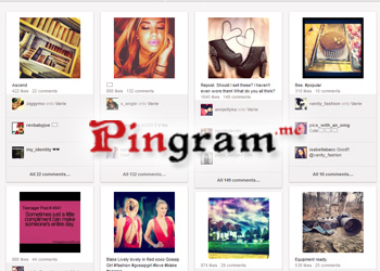 Сайт-гибрид Pingram объединил возможности Instagram и Pinterest