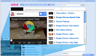 YouTube превратился в виджет для Orkut