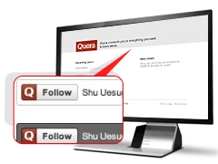 Quora обзавёлся, наконец, кнопкой «Следовать»