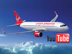 Youtube будет развлекать пассажиров на рейсах Virgin America