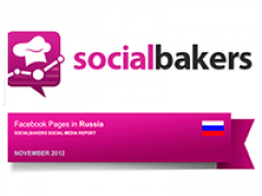 Опубликован ноябрьский отчёт Socialbakers о Facebook в России