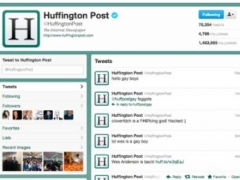 Аккаунт онлайн издательства Huffington Post в Twitter был взломан гомофобом