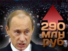 Продвижение Путина в Интернете обошлось бюджету в 290 млн. руб.