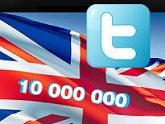 Количество активных пользователей Twitter в Великобритании достигло 10 млн.