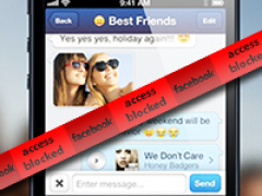 Facebook блокирует конкурирующие сервисы