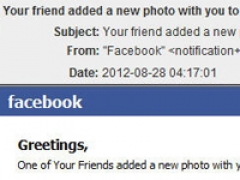 В письмах, замаскированных под уведомления Facebook, рассылается троян